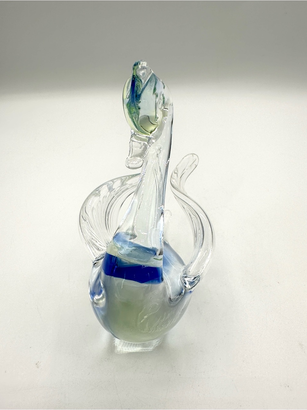 Murano Glass Swan by V. Mason & Co. Venice, Italy. 1960s. Blues & Greens - Picture 5 of 13